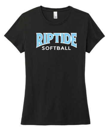 Riptide Softball Made Ladies Perfect Tri Crew Tee- DM130L