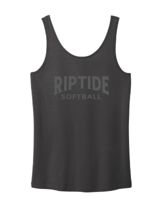 Riptide Softball Port & Co Women's Beach Wash Garment-dyed Tank-LPC099TT