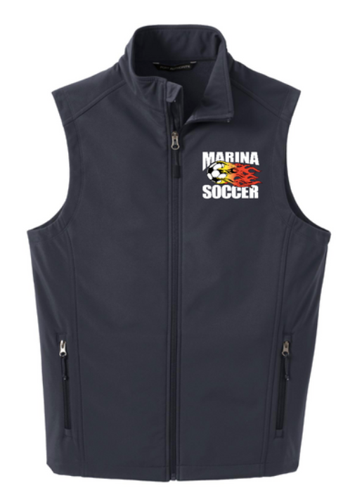 Marina Soccer Unisex Soft Shell Vest - J325