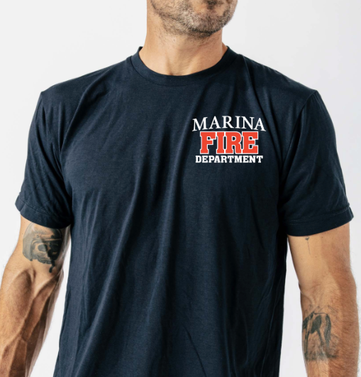Marina Fire Department Fr Performance Ss Shirt Traditional Sleeve