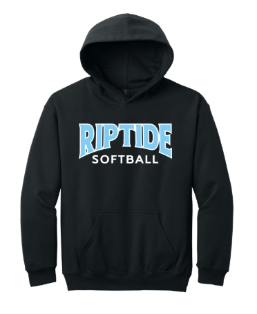 Riptide Softball Youth Pullover Hooded Sweatshirt-SF500B