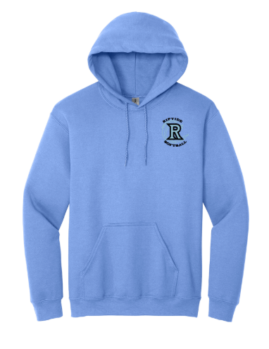 Riptide Softball Heavy Blend Hooded Sweatshirt-embroidery- 18500