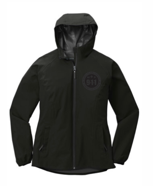 911 Tone On Tone Ladies Essential Rain Jacket- L407
