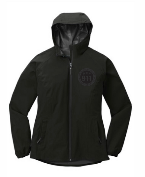 911 Tone On Tone Ladies Essential Rain Jacket- L407
