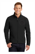 911 Tone On Tone Embroidered Core Soft Shell Jacket- J317