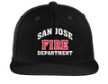 SJFD- Sport-Tek Flat Bill Snapback Cap- STC19