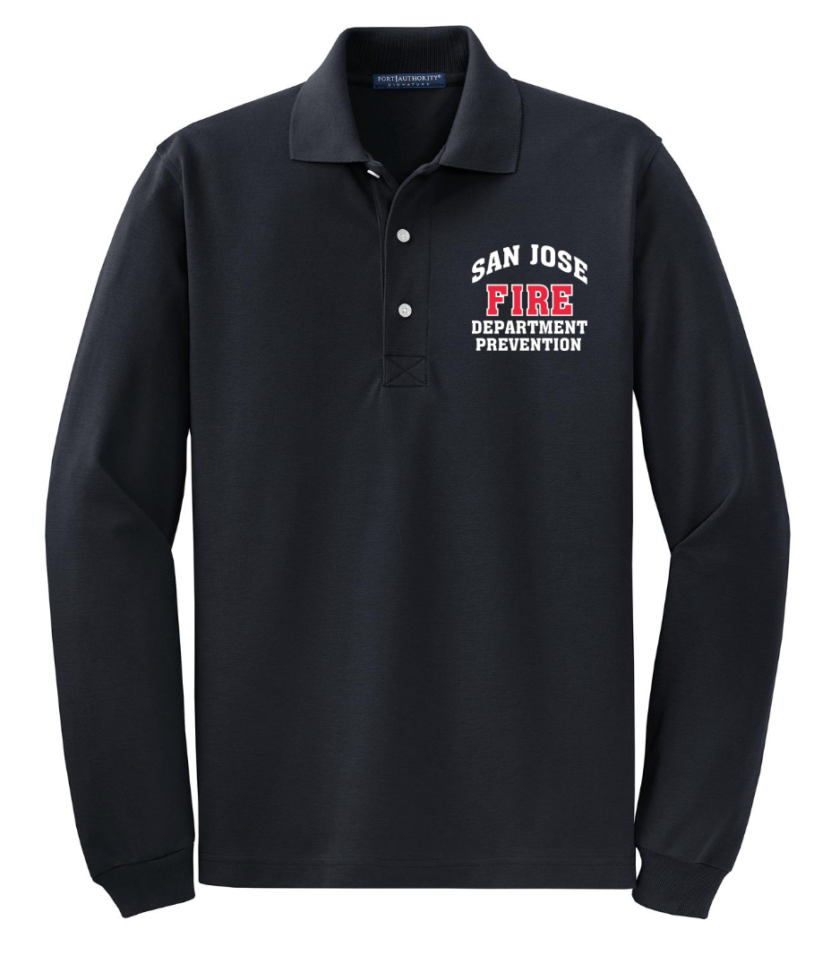 SJFD- Port Authority Long Sleeve Polo -K455LS