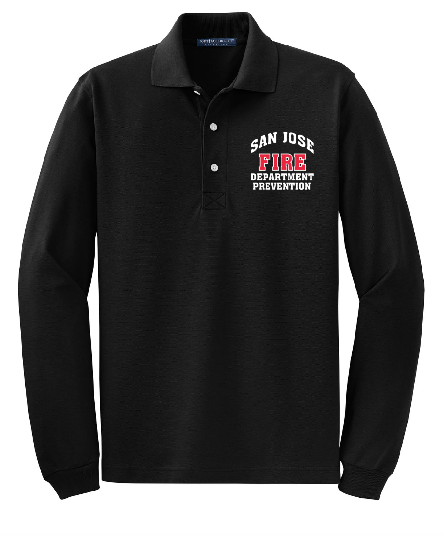SJFD- Port Authority Long Sleeve Polo -K455LS