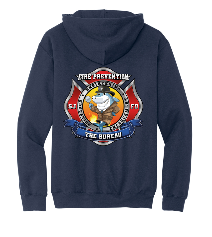 SJFD- Gildan Softstyle Pullover Hooded Sweatshirt-SF500