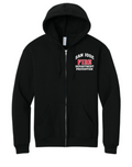SJFD- Jerzees Rugged Unisex Full-Zip Hooded Sweatshirt- Z12M