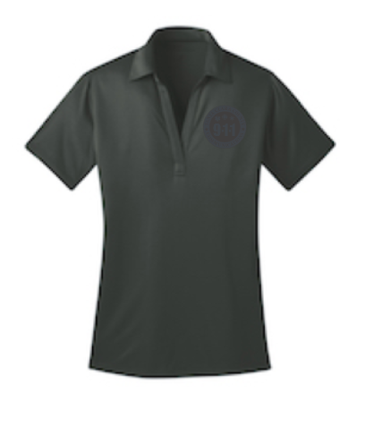 911 Tone On Tone Embroidered Ladies Silk Touch Performance Polo