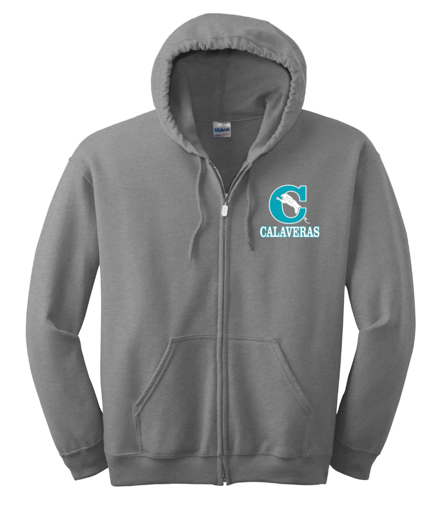 Calaveras Elementary Heavy Blend Full-zip Hooded Sweatshirt