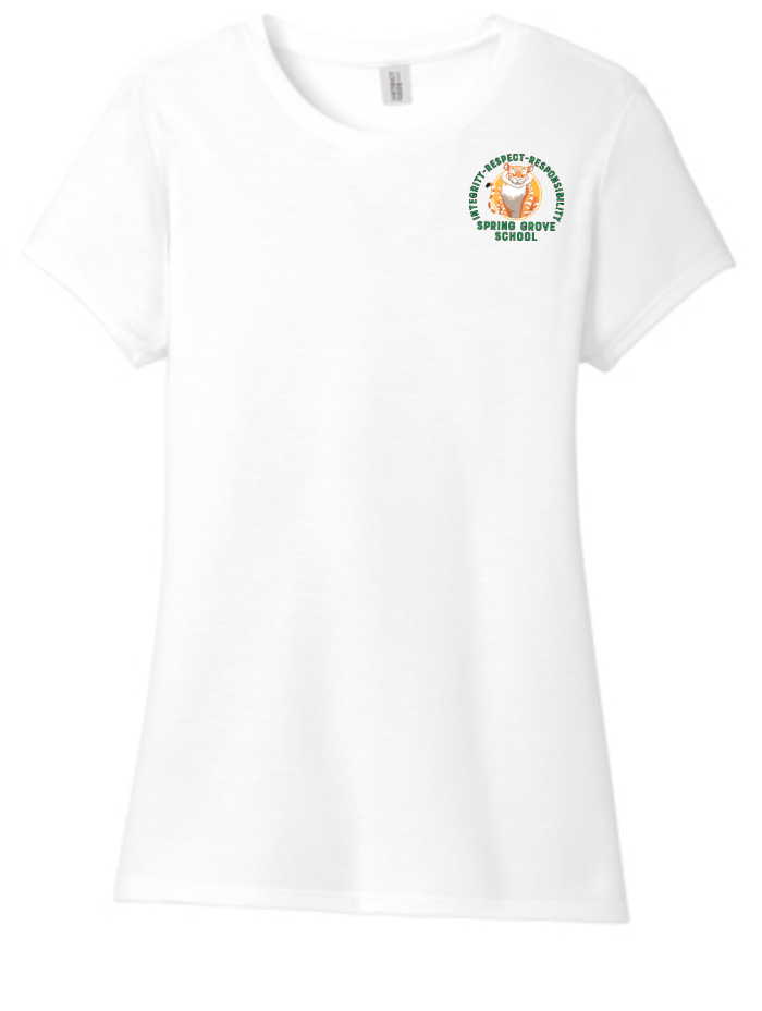 Integrity LC- Spring Grove School Made Ladies Perfect Tri Crew Tee