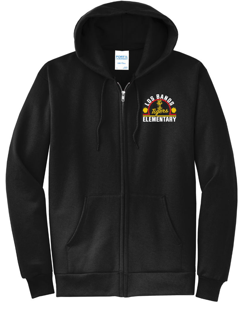 Los Banos Elementary Youth Full-zip Hooded Sweatshirt