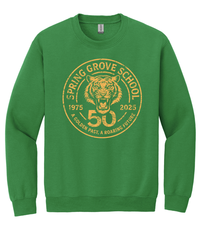 50th Full- Spring Grove School Heavy Blend Crewneck Sweatshirt