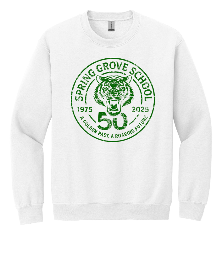 50th Full- Spring Grove School Heavy Blend Crewneck Sweatshirt