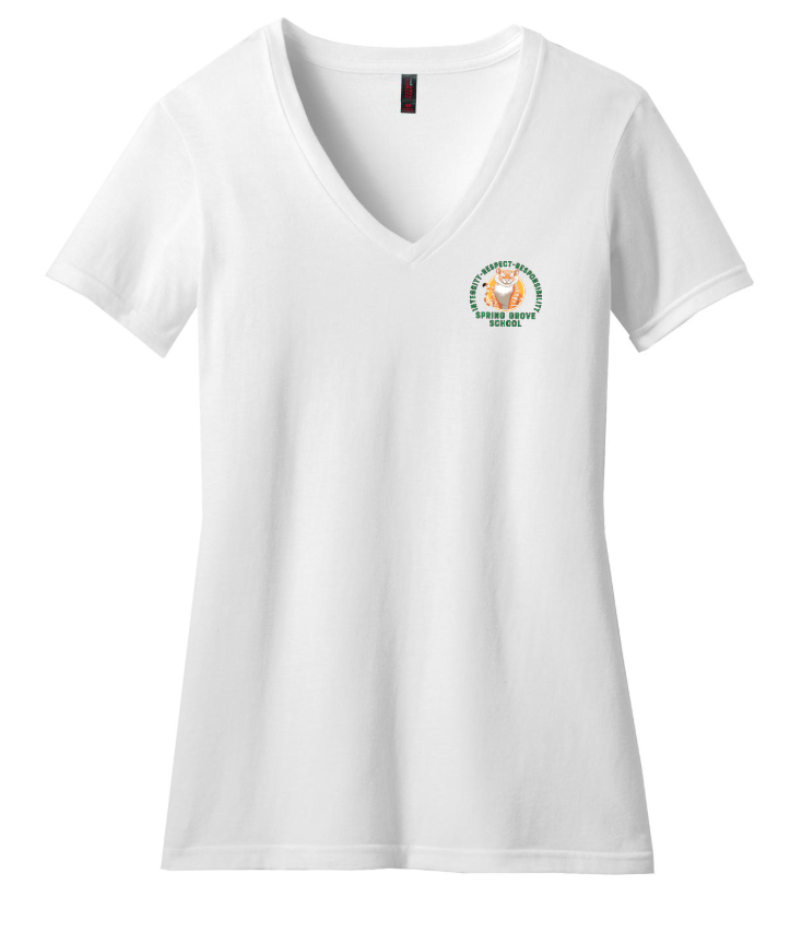 Integrity LC- Spring Grove School Women's Perfect Blend V-neck Tee