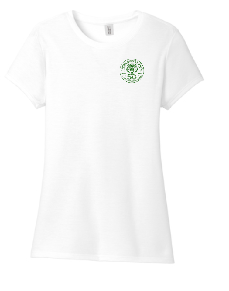 50th LC- Spring Grove School Made Ladies Perfect Tri Crew Tee