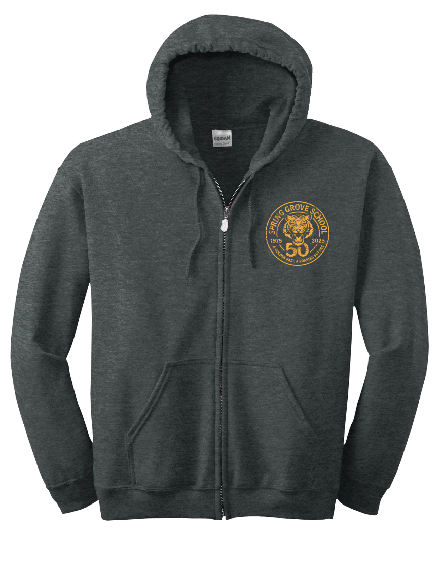 50th- Spring Grove School Heavy Blend Full-zip Hooded Sweatshirt