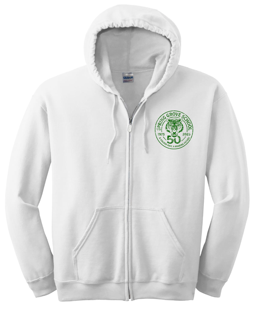 50th- Spring Grove School Heavy Blend Full-zip Hooded Sweatshirt