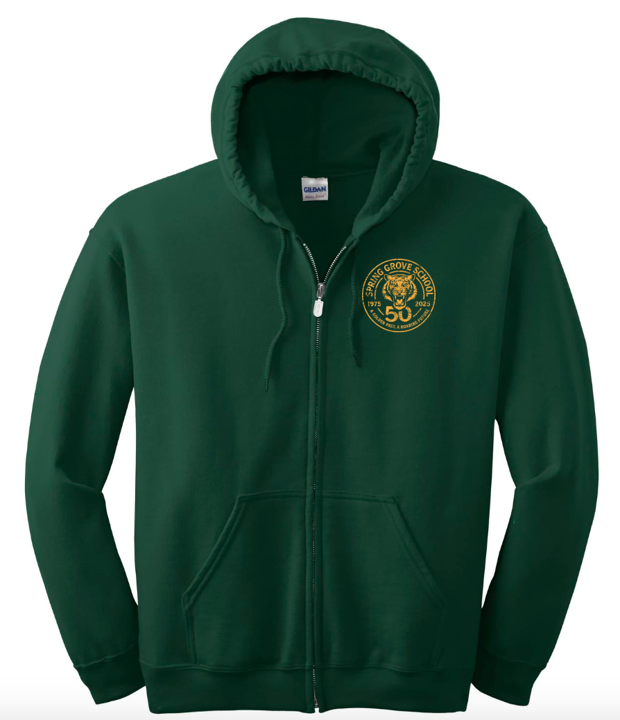 50th- Spring Grove School Heavy Blend Full-zip Hooded Sweatshirt