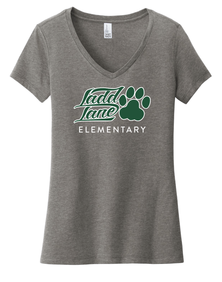 Ladies Paw- Ladd Lane Elementary School Very Important Tee V-neck