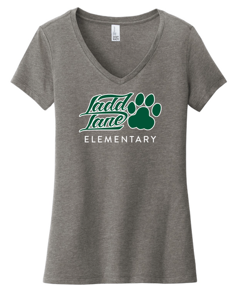 Ladies Paw- Ladd Lane Elementary School Very Important Tee V-neck