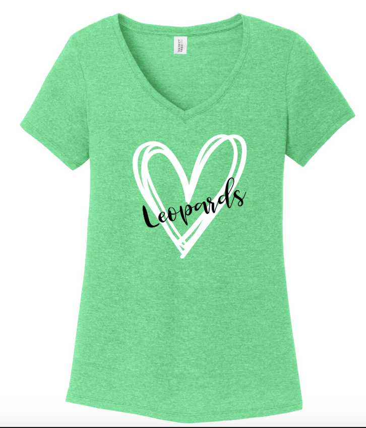 Ladies Heart- Ladd Lane Elementary School Very Important Tee V-neck