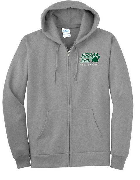 ADULT-Ladd Lane Elementary School Full-zip Hooded Sweatshirt