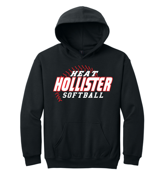ADULT- Hollister Heat Softball Pullover Hooded Sweatshirt