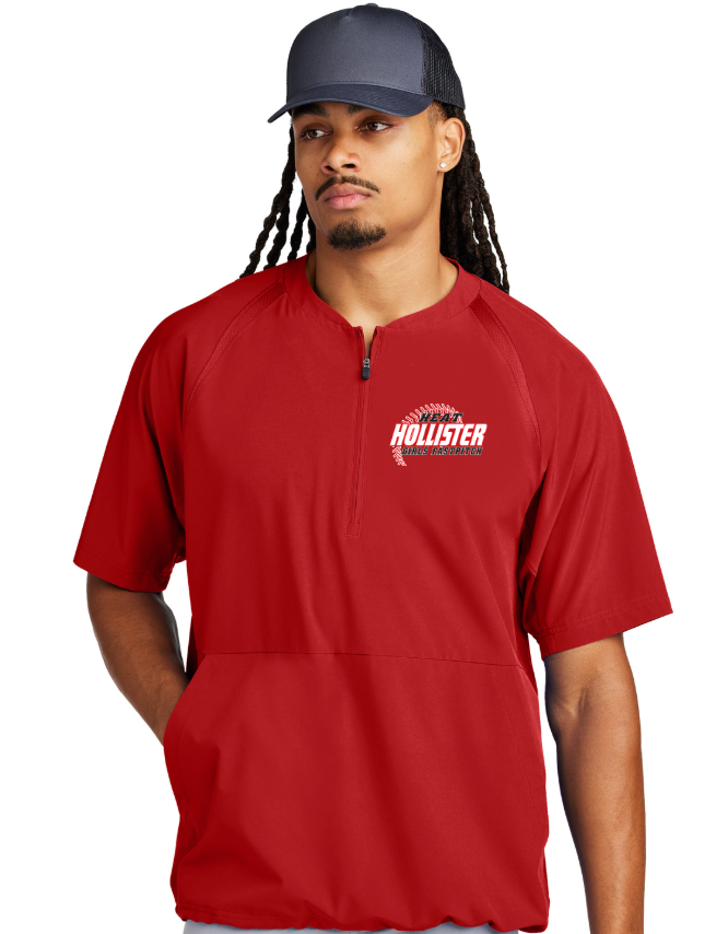 Hollister Heat Softball Repeat 1/2-zip Short Sleeve Jacket