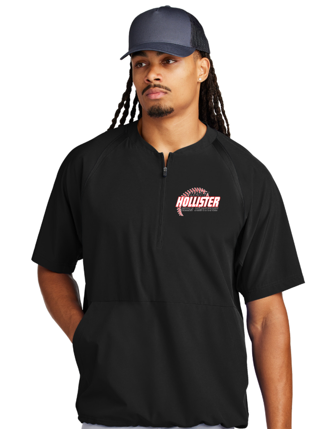 Hollister Heat Softball Repeat 1/2-zip Short Sleeve Jacket
