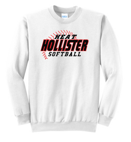 ADULT- Hollister Heat Softball Classic Crewneck Sweatshirt