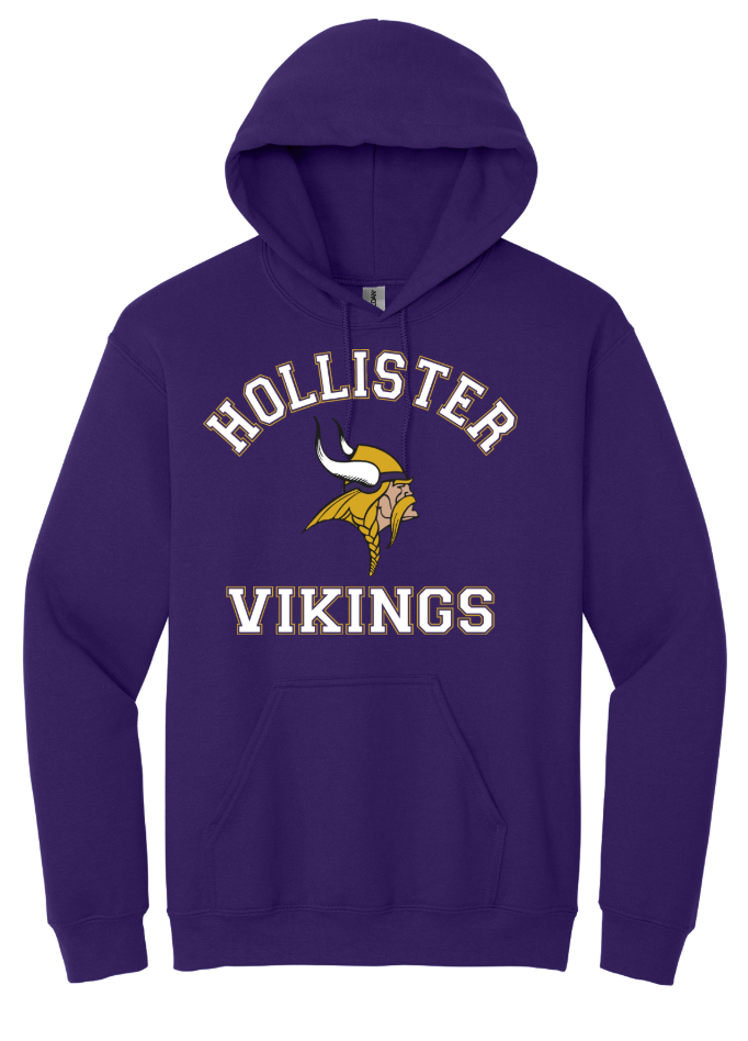 YOUTH- Hollister Vikings Heavy Blend Hooded Sweatshirt