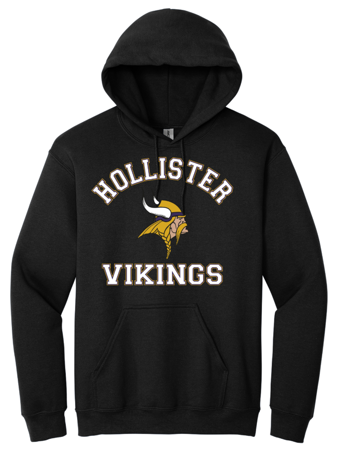 ADULT- Hollister Vikings Heavy Blend Hooded Sweatshirt