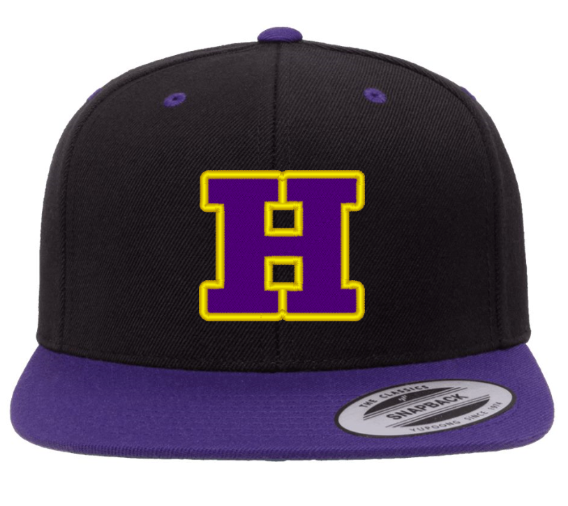 Hollister Vikings Wool Blend Flat Bill Snapback Cap
