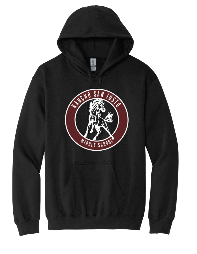 2 color Full- Rancho San Justo Pullover Hooded Sweatshirt