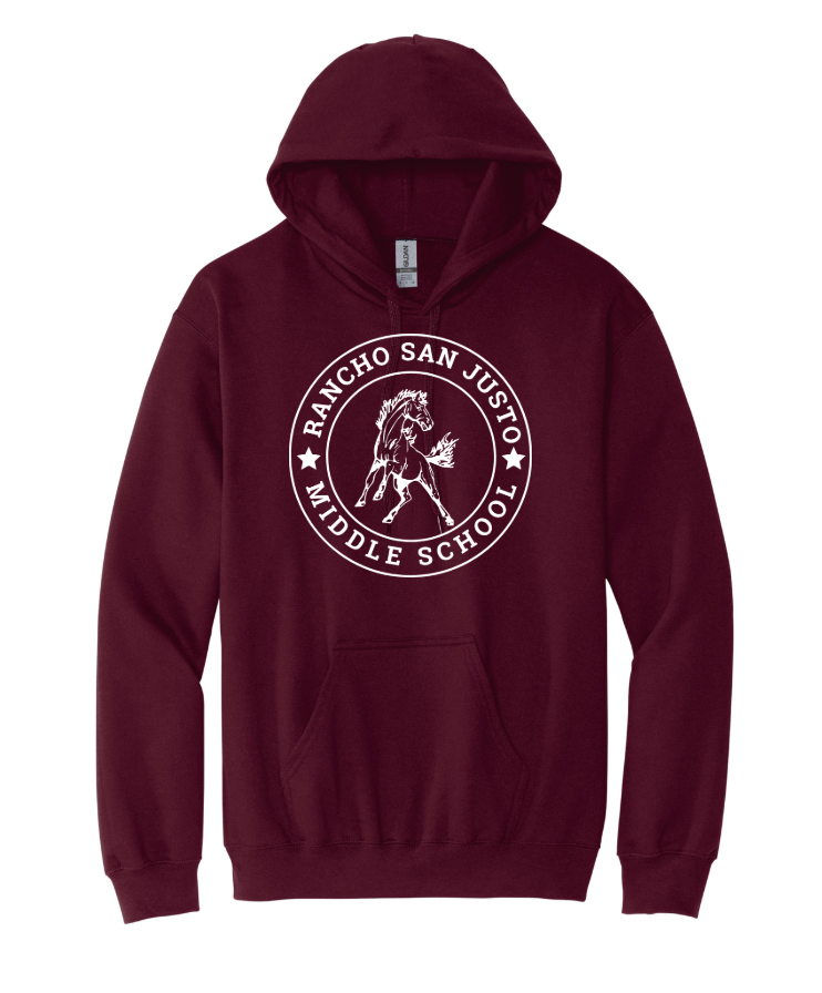1 color Full- Rancho San Justo Pullover Hooded Sweatshirt