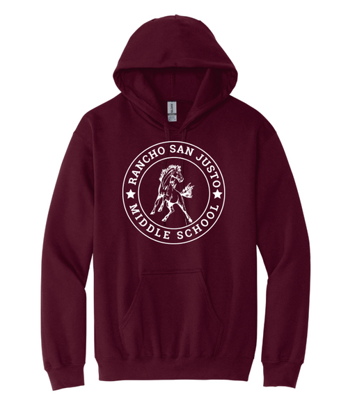 1 color Full- Rancho San Justo Pullover Hooded Sweatshirt