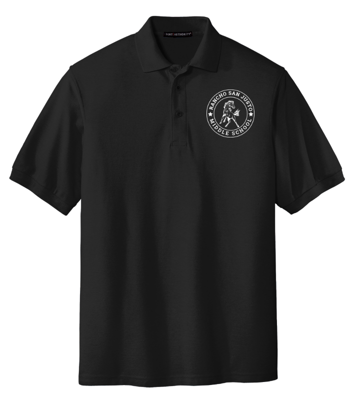 Horse LC- Rancho San Justo Staff Silk Touch Performance Polo