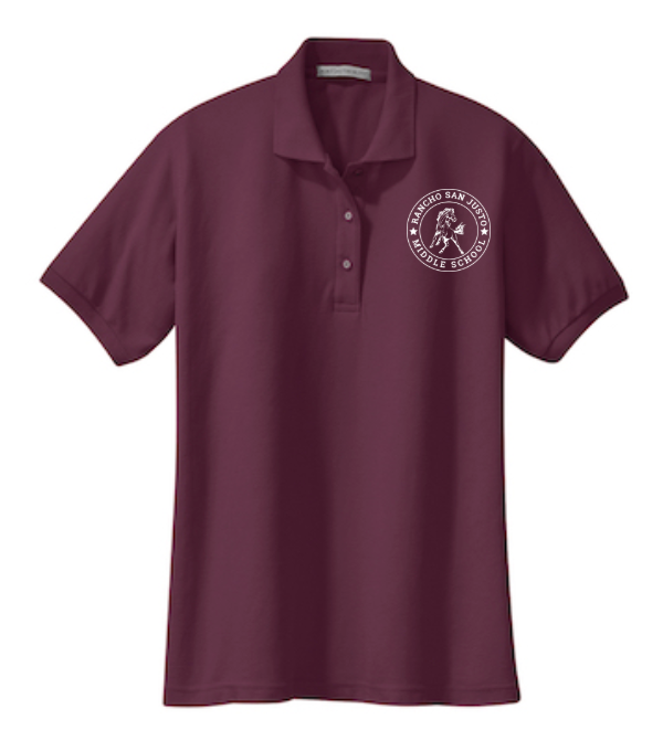 Horse LC- Rancho San Justo Staff Ladies Silk Touch Polo