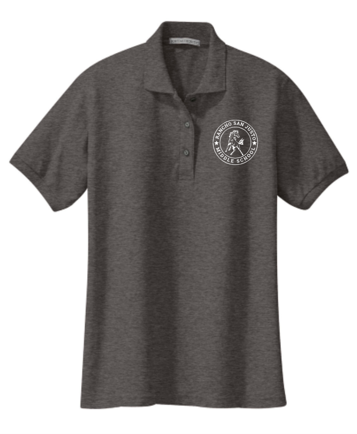Horse LC- Rancho San Justo Staff Ladies Silk Touch Polo