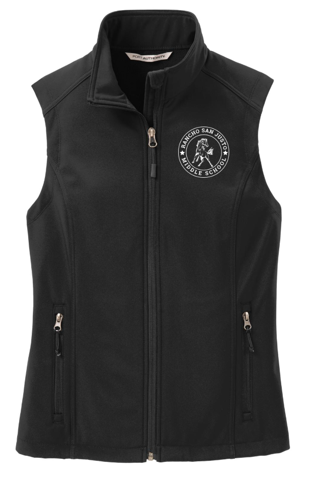 Horse LC- Rancho San Justo Staff Ladies Core Soft Shell Vest