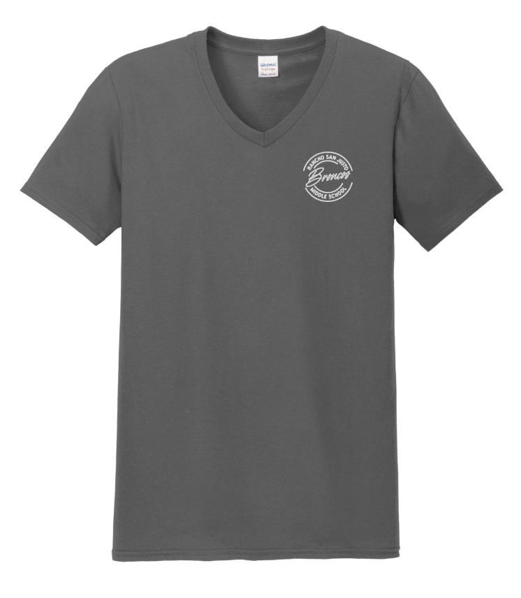 Broncos LC- UNISEX- Rancho San Justo Staff V-neck T-shirt