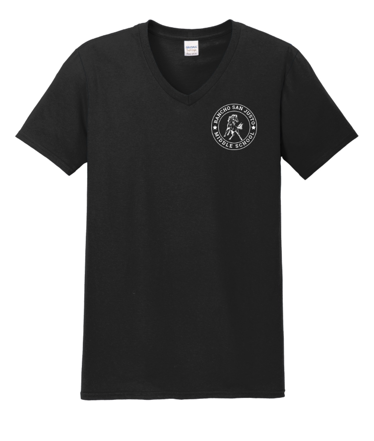 Horse LC- UNISEX- Rancho San Justo Staff V-neck T-shirt