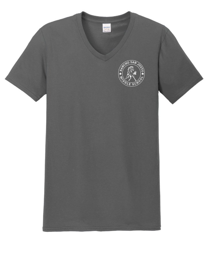 Horse LC- UNISEX- Rancho San Justo Staff V-neck T-shirt