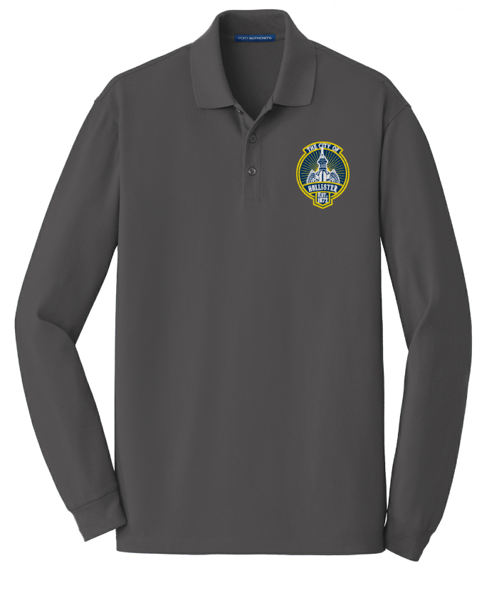 Port Authority EZCotton Long Sleeve Polo