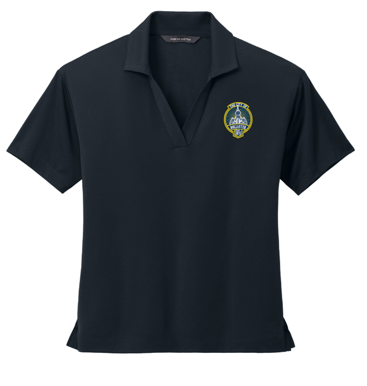 LADIES- MERCER+METTLE Stretch Jersey Polo MM1015