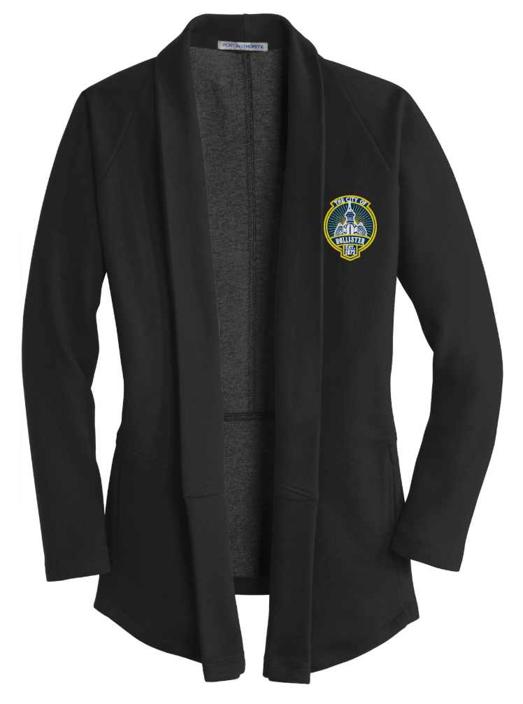 LADIES- Port Authority Interlock Cardigan
