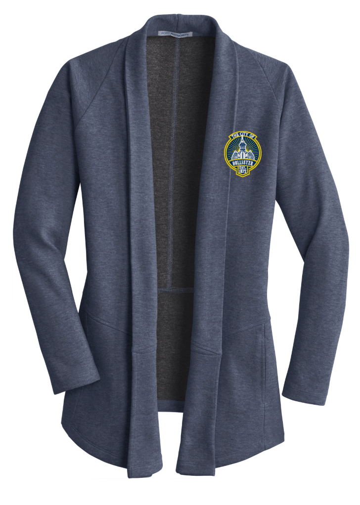 LADIES- Port Authority Interlock Cardigan